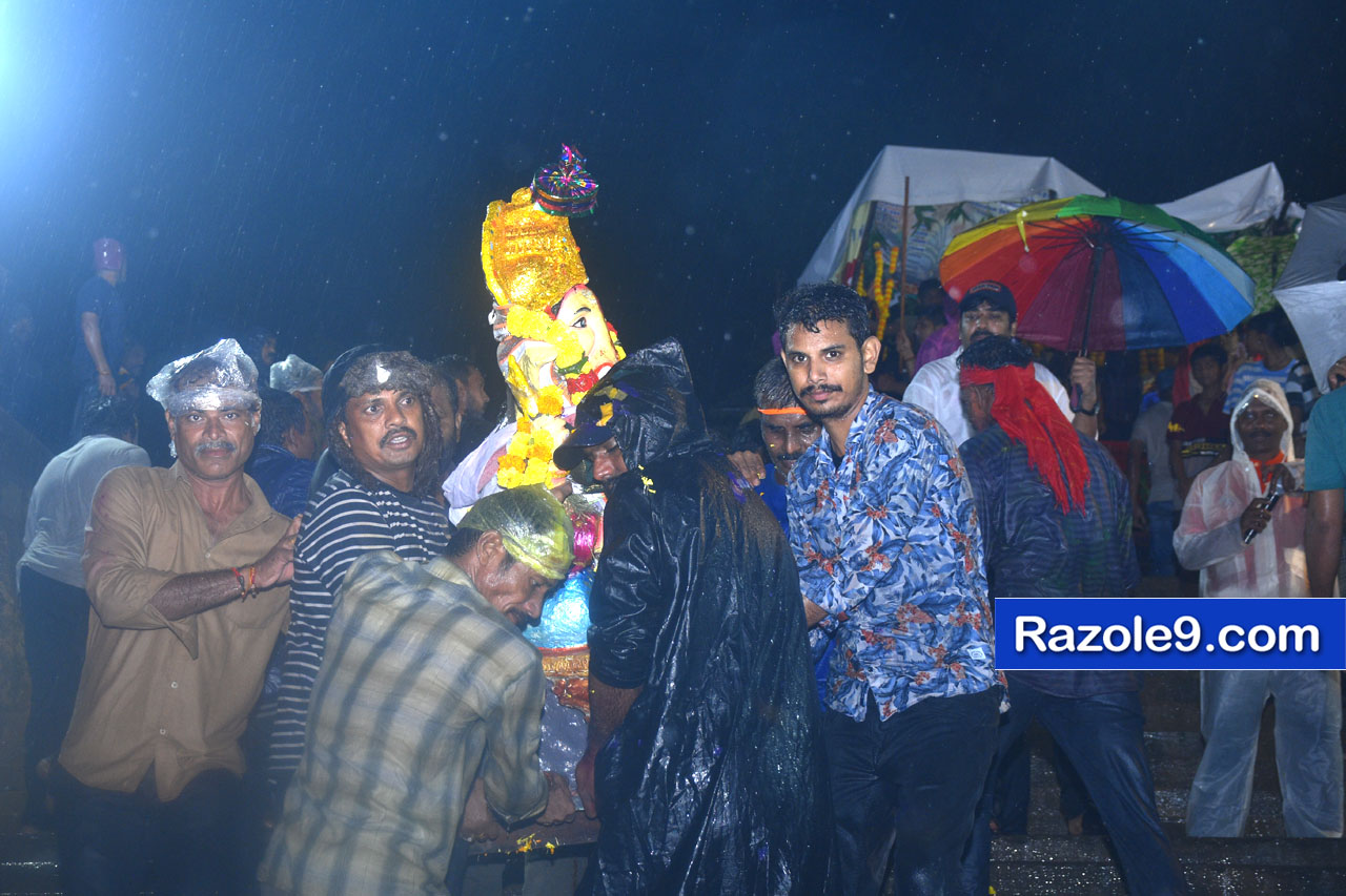 Razole Taluka Ganesh Nimajjanam